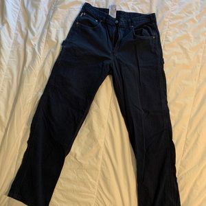 Carhartt loose fit blue work pants